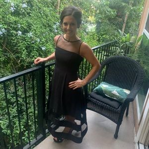 Like new Aidan Mattox black dress size 0.
